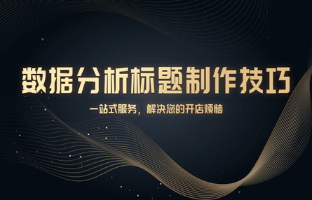 B203：20230613 数据分析标题制作技巧