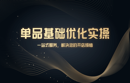 B341：20240910 单品基础优化实操