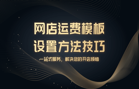 B356：20241112 网店运费模板设置方法技巧